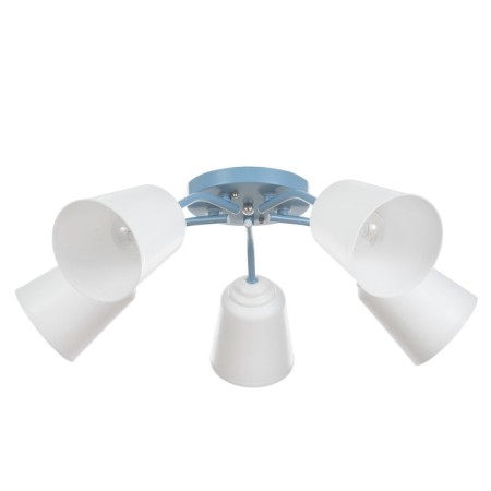 Causte "Online" (Tsil.) 5x15W E27 Model: BR 00279 Blue 52x52x15cm