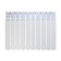 Aluminum radiator Tunduk 500 x 96 mm, 10 sections