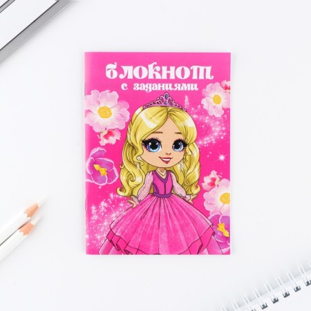 Set: notebook A6, pencils (2 pcs.) And wax crayons (4 pcs.) "From March 8"-4