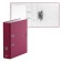 A4 registrar, Erichkrause Work Inside, 70 mm, assembled, laminated, 2 mm cardboard, burgundy