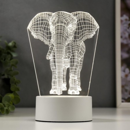 Lamp "Elephant" LED white from the network 9.5x12.5x19cm Risalux