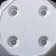 Pot for flowers with a tray laurel, 4.5 l, d = 22 cm, h = 19 cm, white color