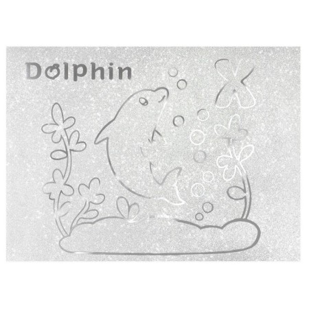 Colored paper, coloring, A4, 6 sheets, 1 color, with sparkles, one -way, in a package, 80 g/m², blue tractor-10