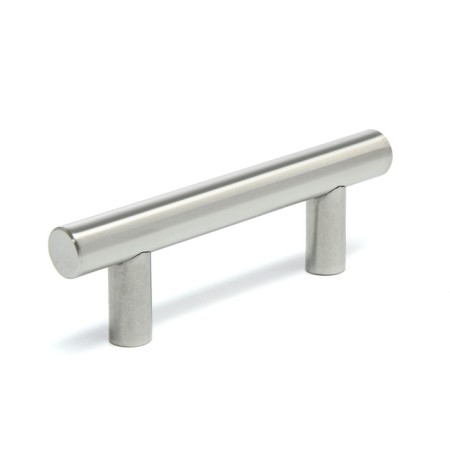 Handle -label, lightweight, d = 12 mm, m/o 64 mm, color mat. nickel