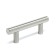 Handle -label, lightweight, d = 12 mm, m/o 64 mm, color mat. nickel