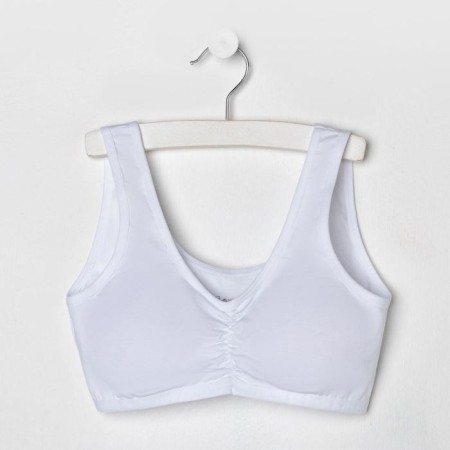 Top for a girl, white color, height 158-164 cm