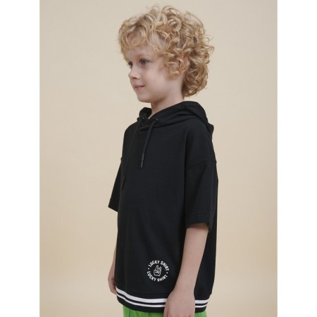 T -shirt for boys, height 98 cm, black color-1