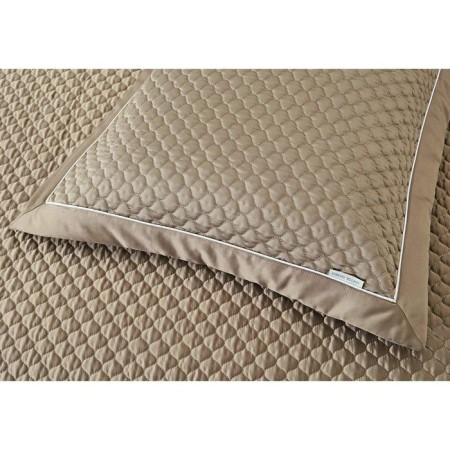 A set with a veil "Molly", size 160x220 cm, 50x70 cm, coffee color-5