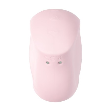 Vacuum-wave contactless stimulator of the Satiffyer Sugar Rush clitoris, silicone, pink color-12