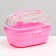 Carrying for rodents "Pijon", 23 x 16 x 15 cm, pink