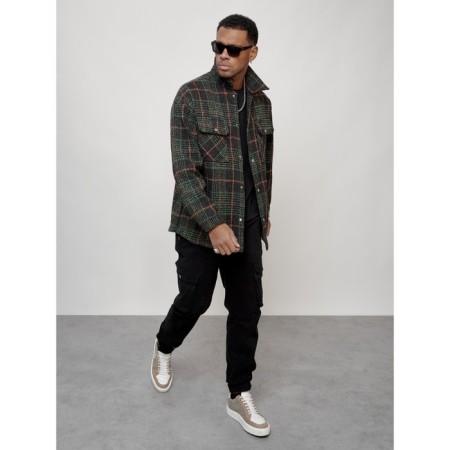 Male windbreaker, size 50, green color-11