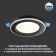 Luminer built -in LED NovOCH. Span, 12W, LED, 30x170x170 mm, black color