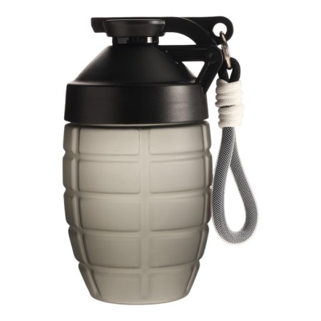 Sports shaker "grenade", 600 ml, 18 x 12 cm, black