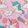 Pacific Polinka unicorns pink 100x150cm, Aerosoft, 190g/m, polyester 100%
