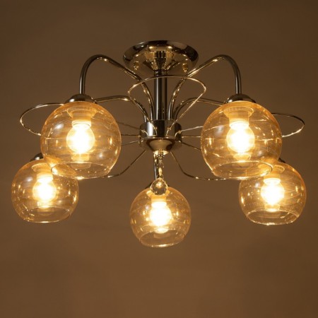 Causia "Angria" 5he27 40W chrome 59x59x30 cm Bayerlux-2
