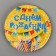 Disposable paper plate "Happy Birthday" Candles and Girland (18 cm)
