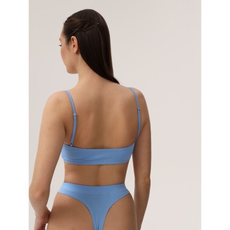 Female top on thin adjustable straps Mirey, size 44, blue color-2