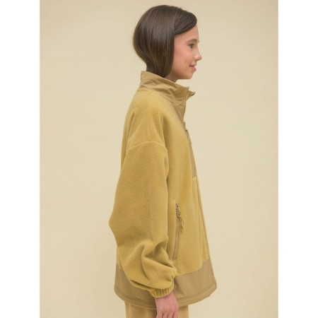 Jacket for girls, height 140 cm, beige color-4