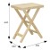Folding table, 500x350x660, varnish