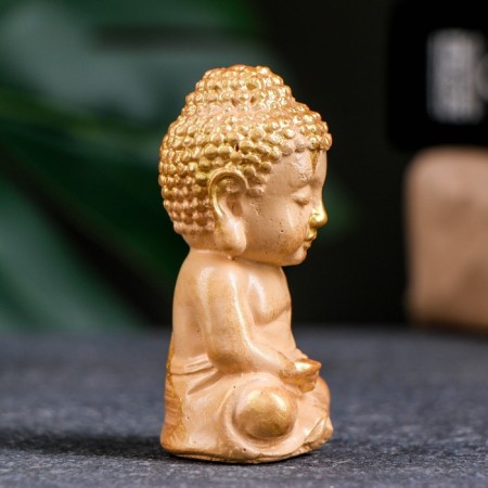 Figure "Buddha" Sand Gold, 7cm-1