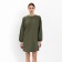 Women's dress Minaku: Casual Collection Khaki Color, Rr. 44