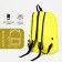 School backpack from lightning textiles, Fulldorn, external pocket, yellow color