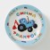 A set of children's dishes from ceramics “Blue Tractor”, 3 objects: 240 ml mug, bowl d = 18 cm, plate d = 19 cm
