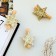 Set of decorative clothespins "Stars" 12 × 8 cm, set 6 pcs., Golden