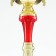 Cup 153V, award figure, gold, stand stone, 25 x 13.5 x 6 cm.