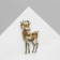 Brooch "deer" forest, color in gold