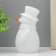 Nightnick "Snowman in a hat" LED from 3xlr44 batteries is white 7x7x12 cm