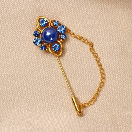 Romb pins luxurious, mix color, 6 cm (indivisible packing 12 pcs., Price per pcs.)-3