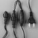 Garland "Network" 2 × 1.5 m, IP44, UMS, dark thread, 192 LED, white glow, 220 V