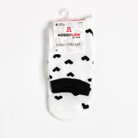 Women's socks, white color, size 36-40-4