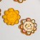 Decor for the work of acrylic "Karakuli. Sunny Smile" 3.5x3.5 cm