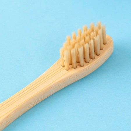 Baby toothbrush, bamboo "Curious giraffe"-2