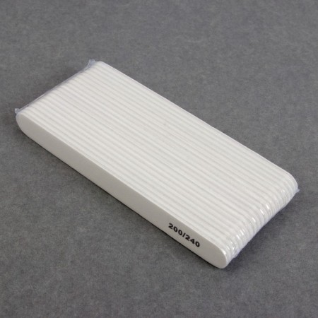 File - emery, abrasiveness 200/240, 18 cm, packing 20 pcs, white color-3