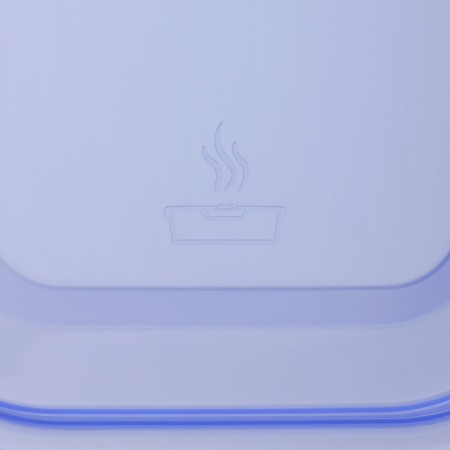 A container for products with a steam outlet, 500 ml, 16 × 11 × 5 cm, rectangular, color mix-7