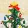 New Year's souvenir "Christmas tree on the stand" (gradient, color mix)