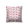 Decorative pillowcase "Girland from hearts", on a zipper, size 45x45 cm