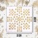 Paper Napkins "Golden Snowflakes", 33x33 cm, set 20 pcs.