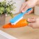 Brush for vegetables and fruits with a handle of Dolyan, 17 × 3.3 × 2 cm, color mix