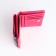 Women's wallet on magnet, pink color