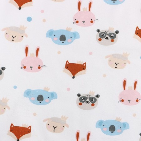Flanel Forest Friends, size 75x120 cm, 170 g/m, cotton 100%-2