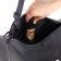 Sports bag with lightning, long belt, gray color