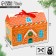 Gingerbread box for sweets, 10 x 18 x 14 cm, new year