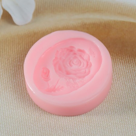 Silicone Mold No. 537 "Flowers" 40x30mm-1