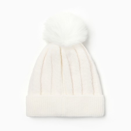 Children's hat minku, milk color, rr 46-48-2