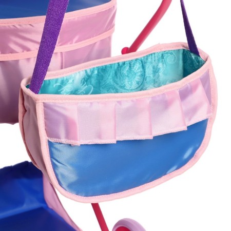 Puppet stroller No. 10, blue/lilac color-5