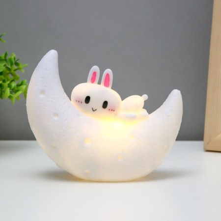Night "Bunny" LED from white batteries 13.5x10 cm Risalux-1